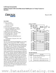 UT54ACS16225SLVUPC datasheet pdf Aeroflex Circuit Technology