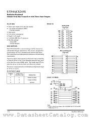 UT54ACS245S datasheet pdf Aeroflex Circuit Technology