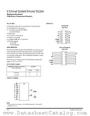 UT54ACTS280 datasheet pdf Aeroflex Circuit Technology
