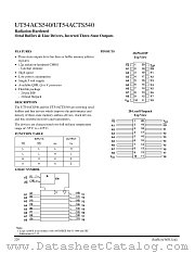 UT54ACS540 datasheet pdf Aeroflex Circuit Technology