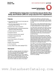 LUCL8574DP datasheet pdf Agere Systems