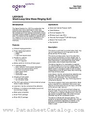 LUCL9215ARG datasheet pdf Agere Systems