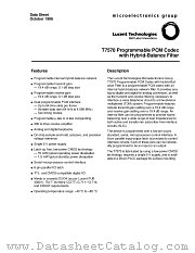 T7570-ML2 datasheet pdf Agere Systems