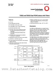 T8503-GL2-D datasheet pdf Agere Systems
