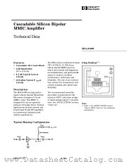 MSA-0400-GP4 datasheet pdf Agilent (Hewlett-Packard)