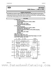 AK4522VF datasheet pdf AKM