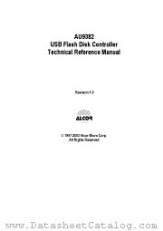 AU9382 datasheet pdf Alcor Micro Corp