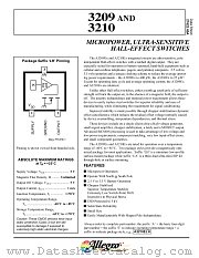 A3210ELH datasheet pdf Allegro MicroSystems