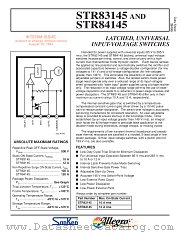 STR84145 datasheet pdf Allegro MicroSystems