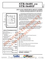 STRS6401 datasheet pdf Allegro MicroSystems