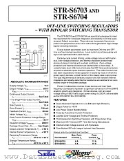 STRS6704 datasheet pdf Allegro MicroSystems