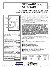 STRS6709 datasheet pdf Allegro MicroSystems
