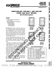 UHD-433 datasheet pdf Allegro MicroSystems
