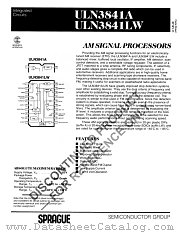 ULN3841A datasheet pdf Allegro MicroSystems