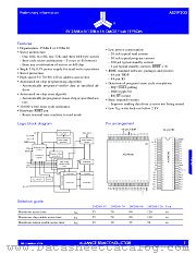 AS29F200B-55TI datasheet pdf Alliance Semiconductor