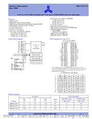 AS6UA51216-BC datasheet pdf Alliance Semiconductor