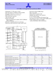 AS7C3128PFD32A-5TQC datasheet pdf Alliance Semiconductor