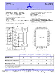 AS7C3256PFS16A-3.8TQC datasheet pdf Alliance Semiconductor
