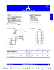 AS7C513-10JC datasheet pdf Alliance Semiconductor