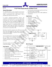 ASM1232LPEMA datasheet pdf Alliance Semiconductor