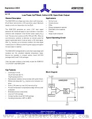 ASM1233DZ-15 datasheet pdf Alliance Semiconductor