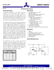 ASM161RCUS_T datasheet pdf Alliance Semiconductor
