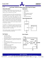 ASM1817R-10 datasheet pdf Alliance Semiconductor