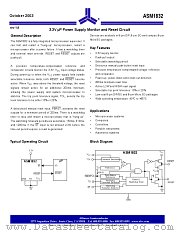 ASM1832SEMA datasheet pdf Alliance Semiconductor