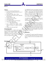 ASM3P2821B datasheet pdf Alliance Semiconductor