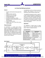 ASM3P2870AF-08TR datasheet pdf Alliance Semiconductor