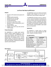 ASM3P2879AF-06OR datasheet pdf Alliance Semiconductor