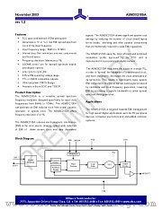 ASM3X2105AFT datasheet pdf Alliance Semiconductor