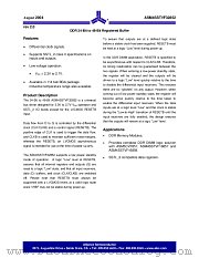 ASM4ISSTVF32852-114BT datasheet pdf Alliance Semiconductor