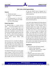 ASM4SSTVF16859-56QT datasheet pdf Alliance Semiconductor