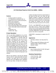 ASM5CVF857-56BR datasheet pdf Alliance Semiconductor