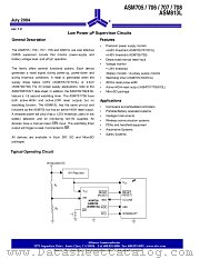 ASM707CUA datasheet pdf Alliance Semiconductor