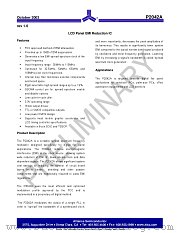 P2042A-08ST datasheet pdf Alliance Semiconductor