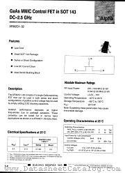 AF002C4-32 datasheet pdf Alpha Industries Inc