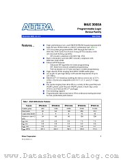 EPM3032ALC44-4 datasheet pdf Altera Corporation