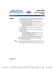 EPM7128AETI144-7 datasheet pdf Altera Corporation