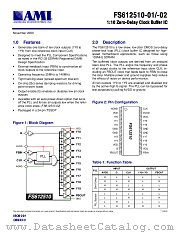FS612510-02 datasheet pdf AMI Semiconductor