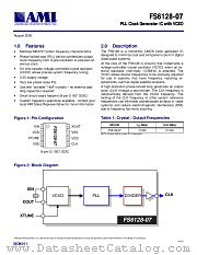 FS6128-07 datasheet pdf AMI Semiconductor