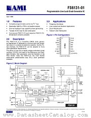 FS6131-01 datasheet pdf AMI Semiconductor