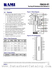 FS6232-01 datasheet pdf AMI Semiconductor