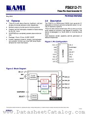 FS6312-71 datasheet pdf AMI Semiconductor