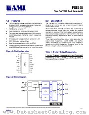 FS6345-02 datasheet pdf AMI Semiconductor