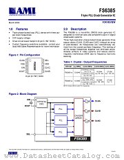 FS6385 datasheet pdf AMI Semiconductor