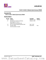 A43L0616AV-5.5 datasheet pdf AMIC Technology