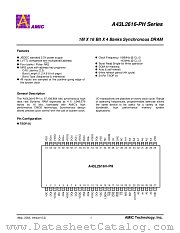 A43L2616V-7PH datasheet pdf AMIC Technology