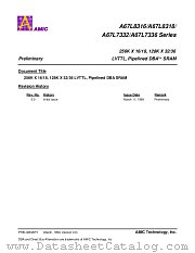 A67L8318E-4.5 datasheet pdf AMIC Technology